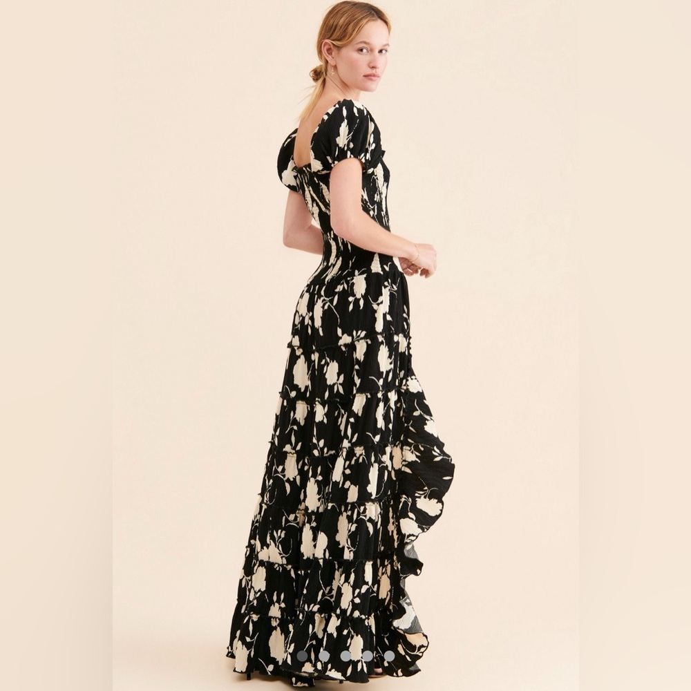 Muche et Muchette x Free People Sakura Hi-Low Ruffled Dress M / L - Picture 3 of 7